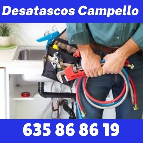 desatascar tuberías en Campello