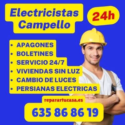 Electricistas 24 horas en Campello