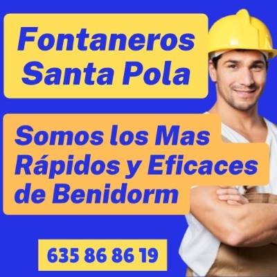 ¿Cuánto tarda en llegar un fontanero en Santa Pola?