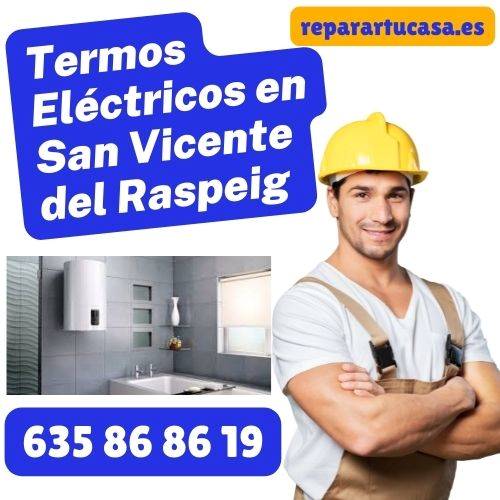 reparación e instalación de termos eléctricos en san vicente del raspeig