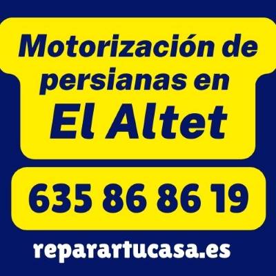 Motorización persianas El Altet