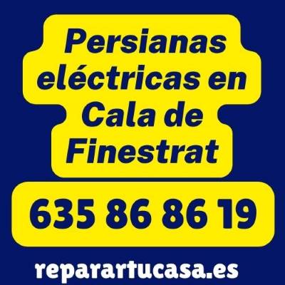 Persianas con Motor en cala de Finestrat