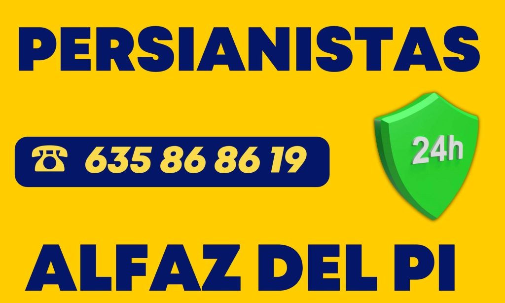 reparación de persianas en Alfaz del Pi